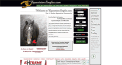 Desktop Screenshot of equestriansingles.com